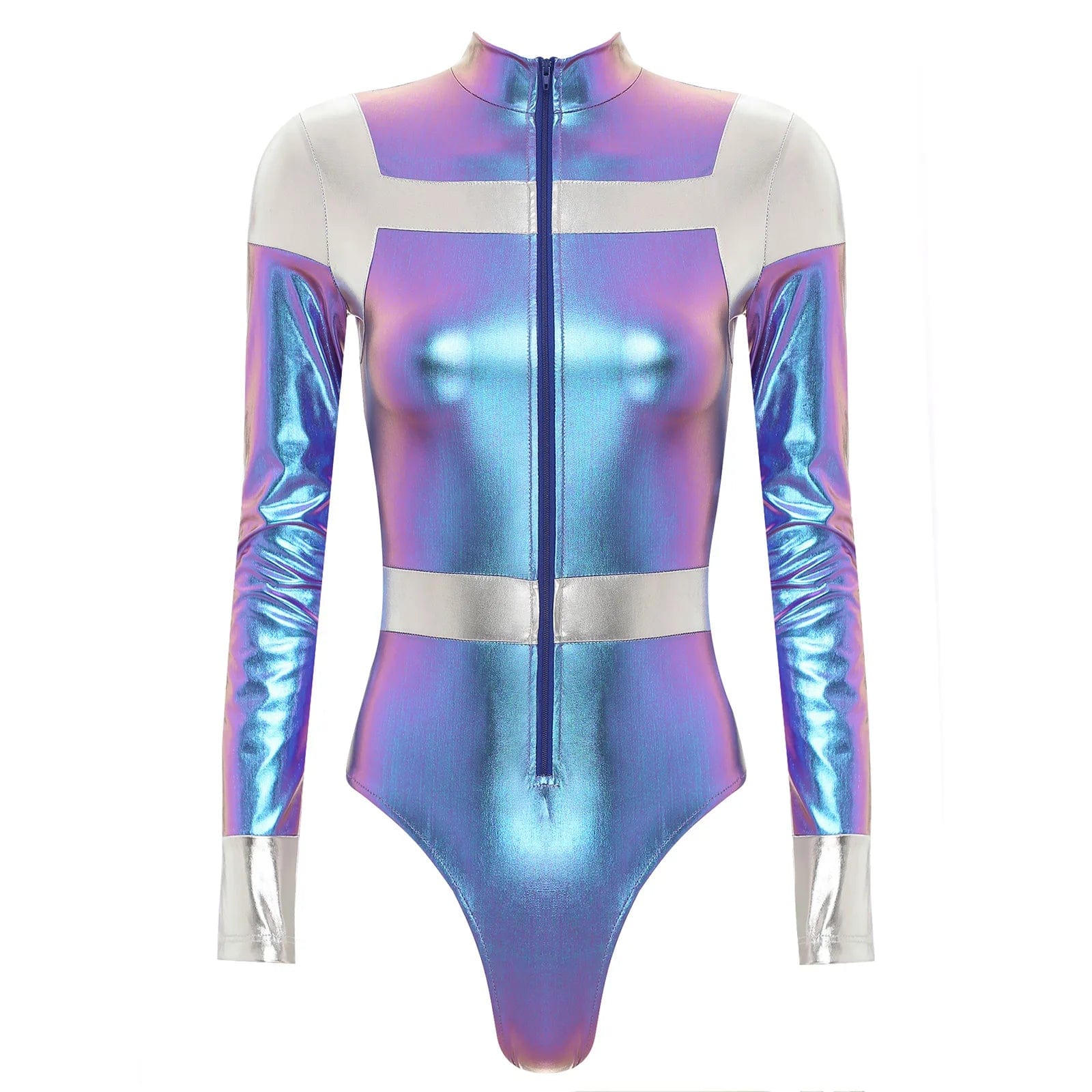 Kinky Cloth Blue B / 3XL Space Astronaut Cosplay Bodysuit