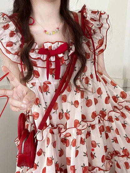 Kinky Cloth Strawberry Lolita Kawaii Dress