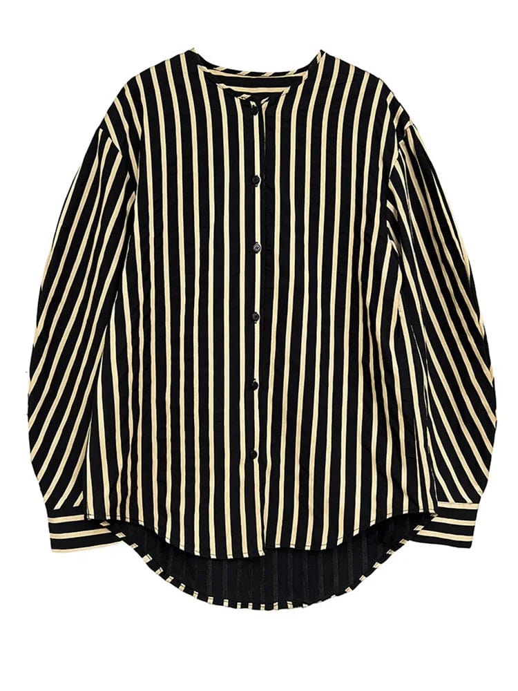 Kinky Cloth Striped Loose Fit Top