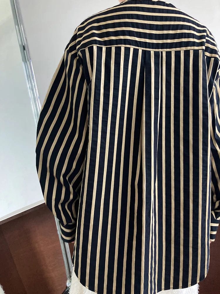 Kinky Cloth Striped Loose Fit Top