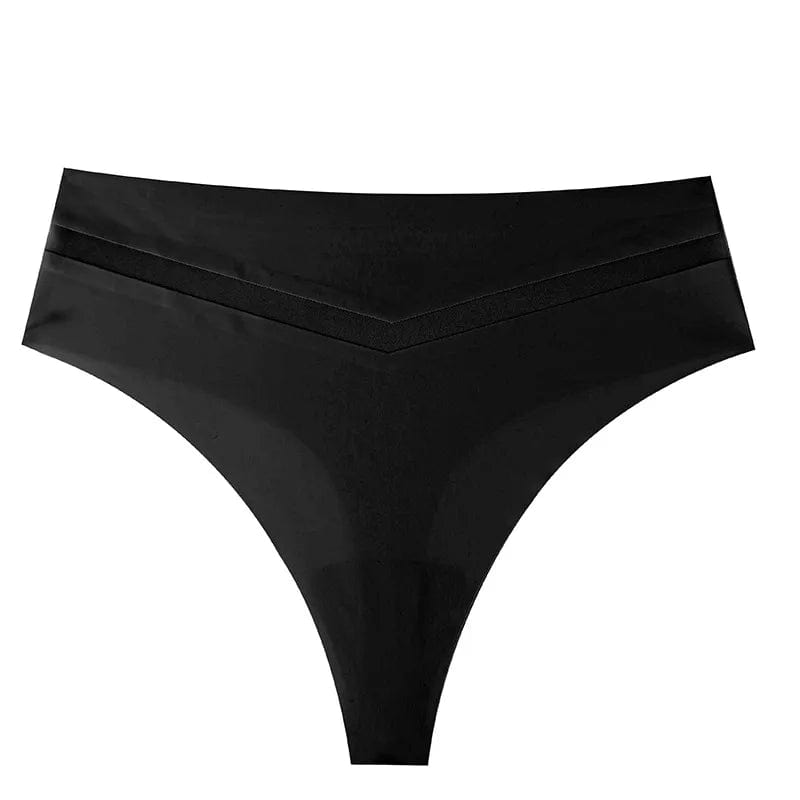 Kinky Cloth Black / S / CHINA | 1pc Traceless Cut Out Mesh Thong