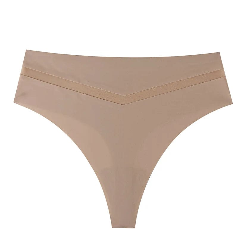 Kinky Cloth Nude / S / CHINA | 1pc Traceless Cut Out Mesh Thong