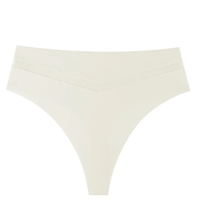 Kinky Cloth White / S / CHINA | 1pc Traceless Cut Out Mesh Thong