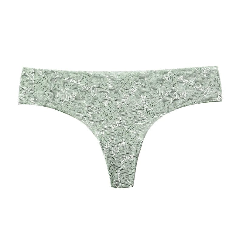 Kinky Cloth Light Green / M / CHINA | 1pc Ultrathin Lace Thong Panties