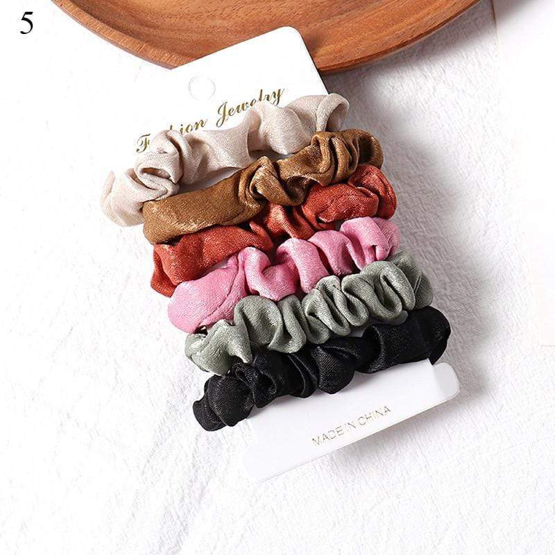 Kinky Cloth 200000395 Assorted Colors - 1 1 Set Candy Color Hair Ties