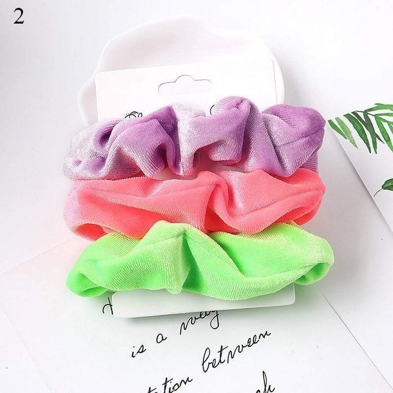 Kinky Cloth 200000395 Pastel Colors - 1 1 Set Candy Color Hair Ties