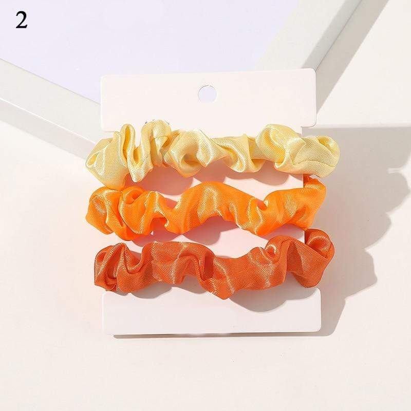 Kinky Cloth 200000395 Shades of Orange 1 Set Candy Color Hair Ties