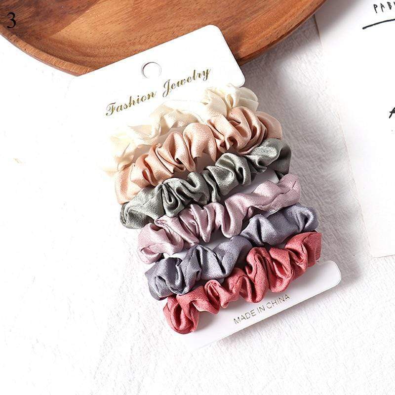 Kinky Cloth 200000395 Shinny Pastel Colors 1 Set Candy Color Hair Ties
