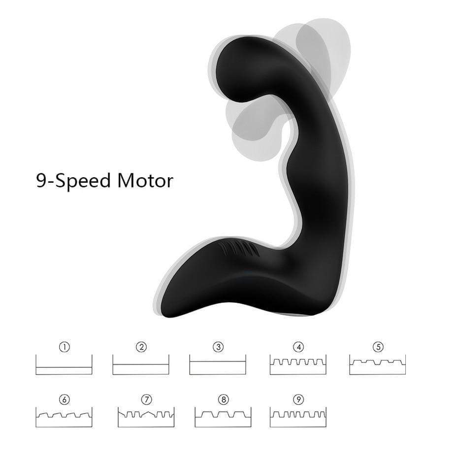 9 Speed Prostate Massage Vibrator Plug