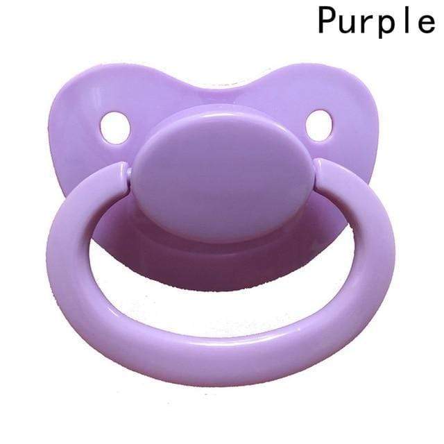 Kinky Cloth Purple ABDL Adult Pacifier Binkie