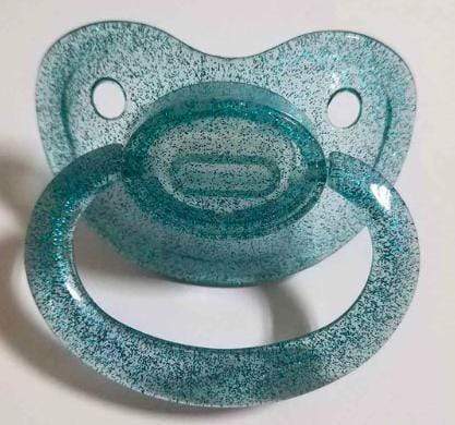 ABDL Glitter Adult Pacifier Binkie at Kinky Cloth