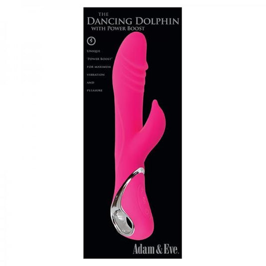 Evolved Novelties Vibrators Adam & Eve The Dancing Dolphin Rechargeable Siliconepink