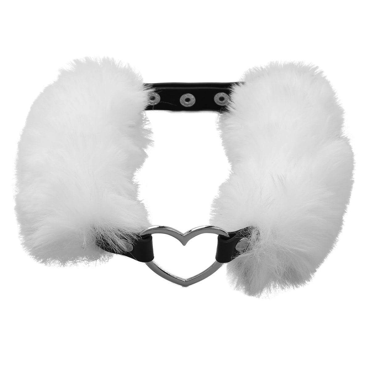 Furry Heart Collar