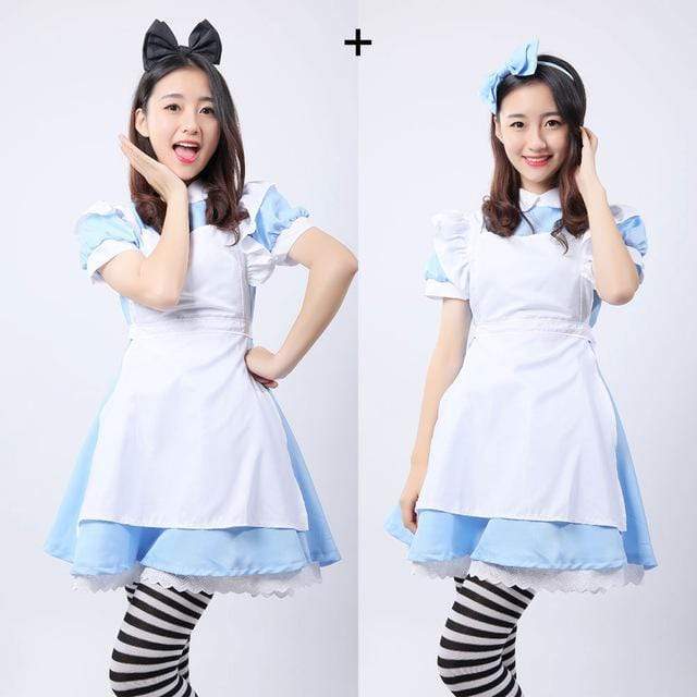 Kinky Cloth blue / L Alice in Wonderland Dress