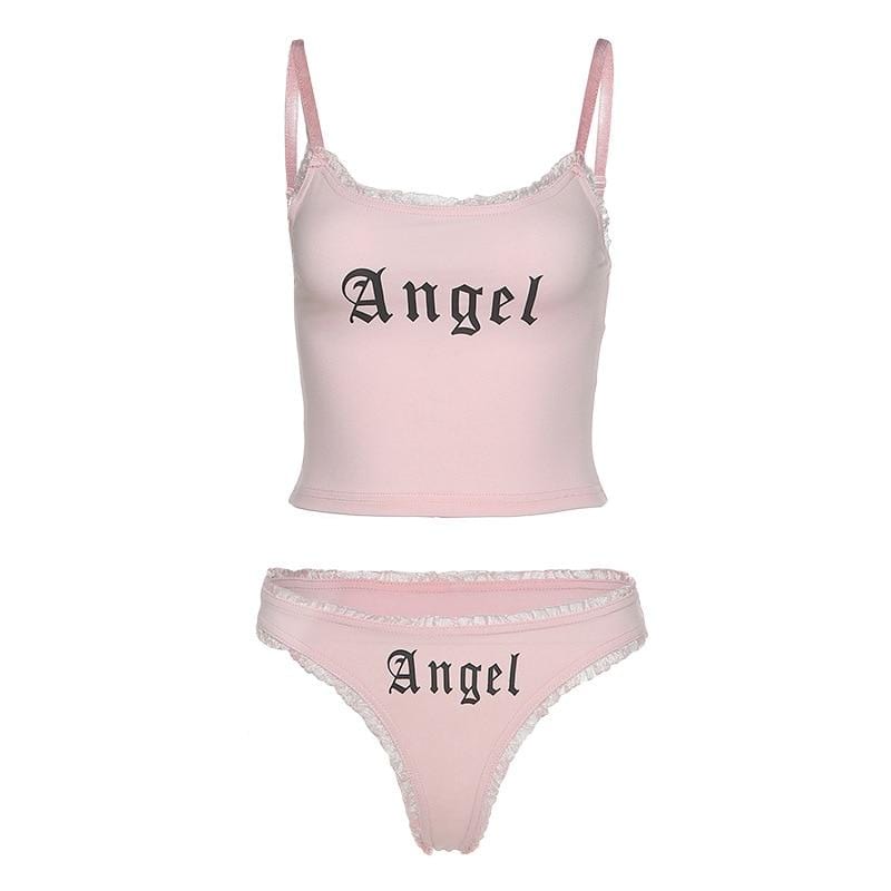 Kinky Cloth Angel Lingerie Set