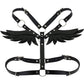 Kinky Cloth Harnesses black Angel Wing Harness