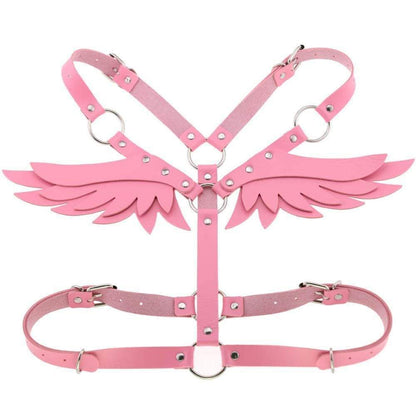 Kinky Cloth Harnesses pink Angel Wing Harness
