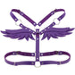 Kinky Cloth Harnesses purple Angel Wing Harness