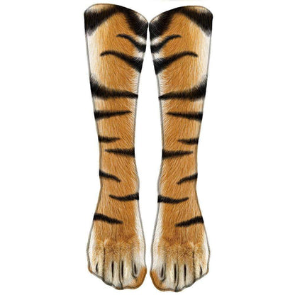 Kinky Cloth 200000866 Style13 / 40CM Animal Paw Printed High Ankle Socks