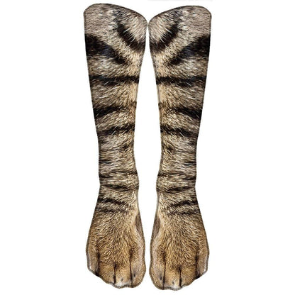 Kinky Cloth 200000866 Style15 / 40CM Animal Paw Printed High Ankle Socks