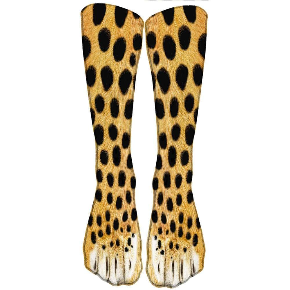 Kinky Cloth 200000866 Style5 / 40CM Animal Paw Printed High Ankle Socks