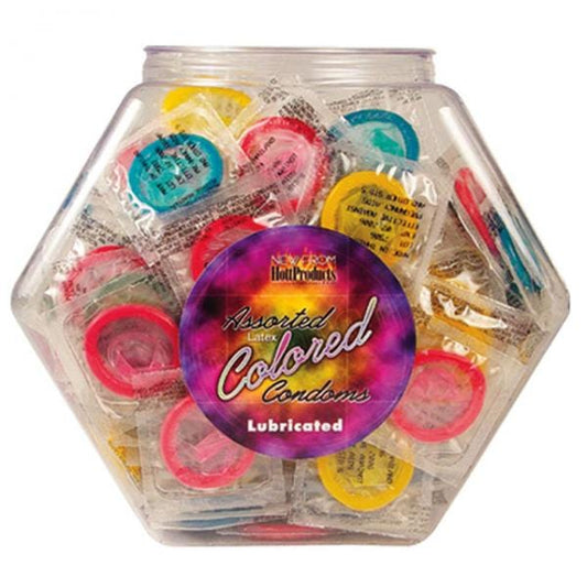 Hott Products Extras Assorted Colored Condoms Display Bowl