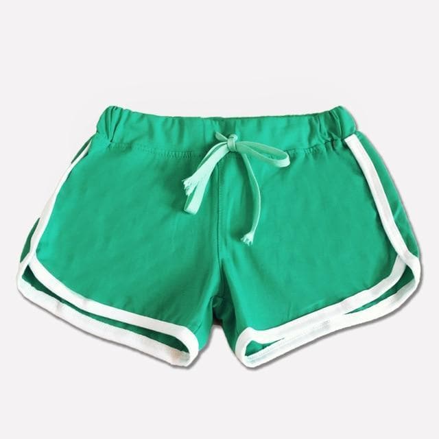 Kinky Cloth Green / L Athletic Drawstring Shorts
