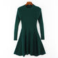 Kinky Cloth Dresses Dark Green / One Size Baby Doll Knit Sweater Dress
