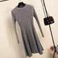 Kinky Cloth Dresses Gray / One Size Baby Doll Knit Sweater Dress
