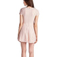 Ivory Felix Dresses Small / Pink 9 Baby Doll Textured Dress