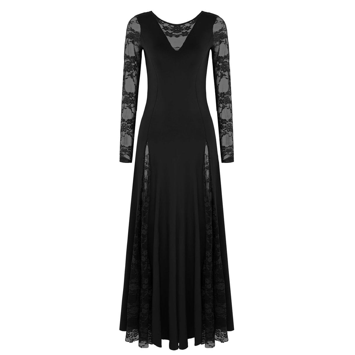 Kinky Cloth 200306145 Black / L Ballroom Dance Long Lace Dress