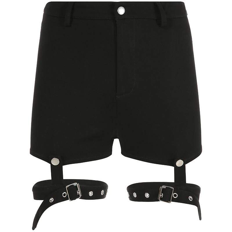 Kinky Cloth 200000367 Black / L Bandage Elastic High Waist Shorts