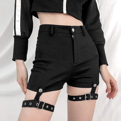 Kinky Cloth 200000367 Bandage Elastic High Waist Shorts