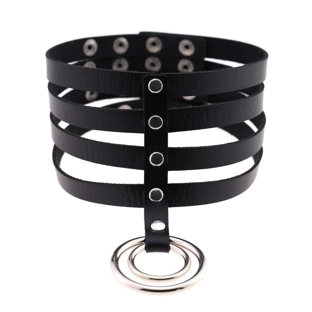 Kinky Cloth Necklace Banded Belt Collar