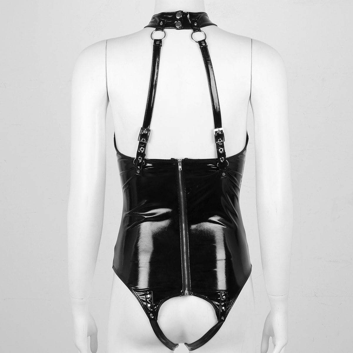 Kinky Cloth 200001800 Bare Breast Latex Crotchless Bodysuit