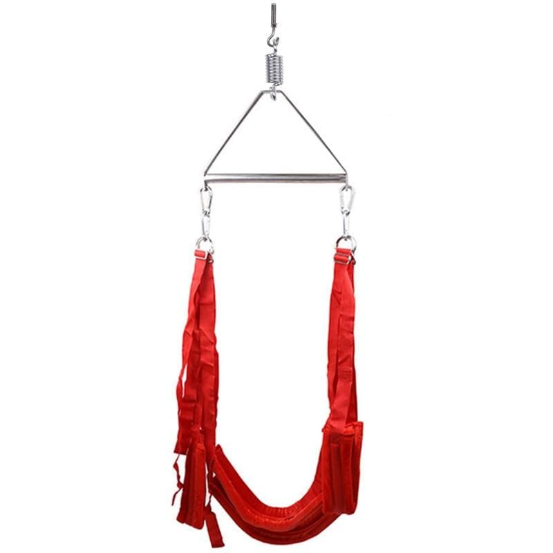 Kinky Cloth 200345142 Red with Shelf BDSM Hanging Lover Swing Chair