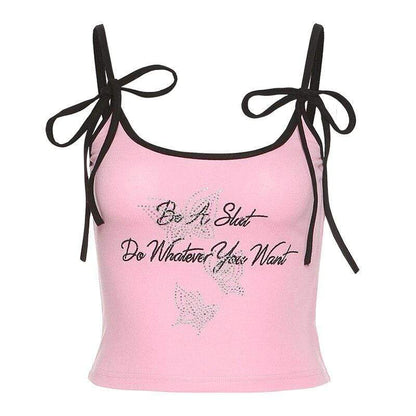 Kinky Cloth 200000790 Pink / L Be A Slut Do Whatever You Want Top