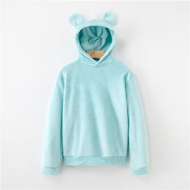 Kinky Cloth CA-01 / L Bear Ears Sweatshirt Hoodie