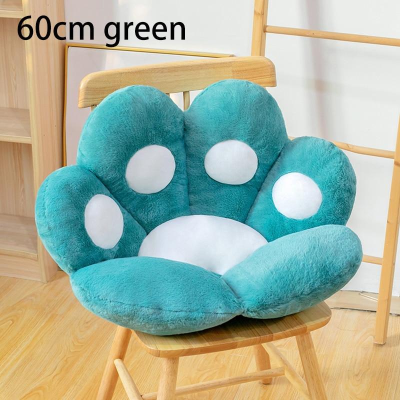 Kinky Cloth 60cm Green S Bear Paw Seat Cushion Stuffie