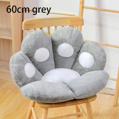 Kinky Cloth 60cm Grey S Bear Paw Seat Cushion Stuffie