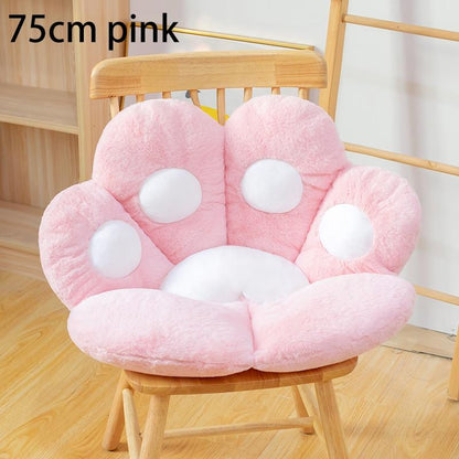 Kinky Cloth 75cm Pink L Bear Paw Seat Cushion Stuffie