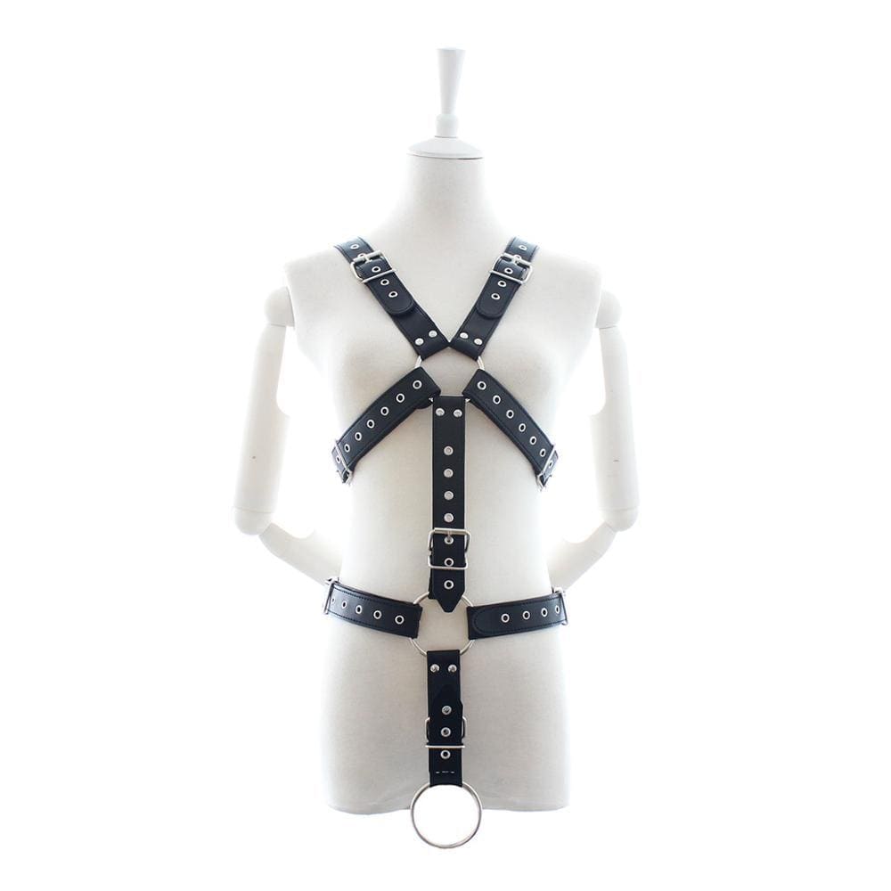 Kinky Cloth Harnesses Black Style 1 Belt Harness