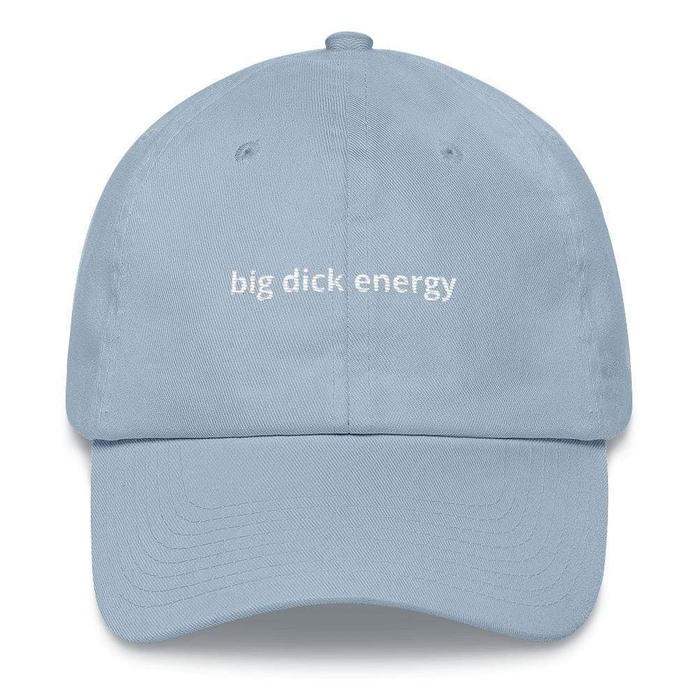 Kinky Cloth Hats Light Blue Big Dick Energy Dad Hat