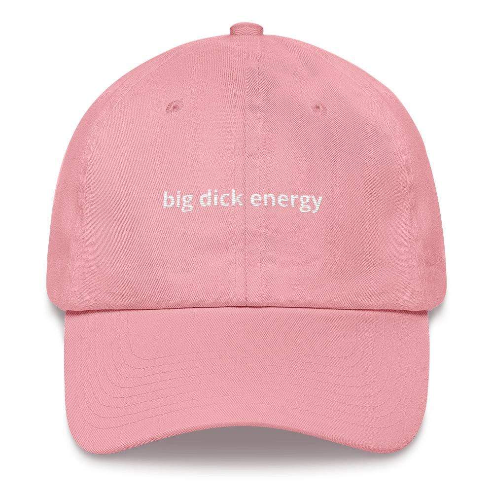 Kinky Cloth Hats Pink Big Dick Energy Dad Hat