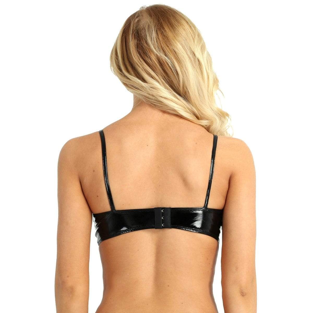Kinky Cloth Lingerie Black Faux Leather Top