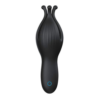 Kinky Cloth 200001516 Tri Tip Black Black Squid Glans Vibrator for Men