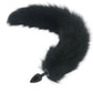 Kinky Cloth Accessories Small 119 Black Wolf Long Tail Plug