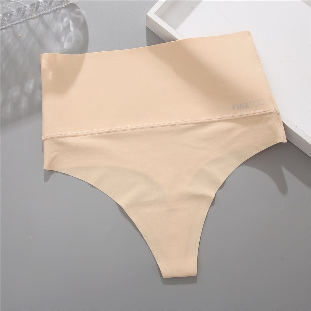 Kinky Cloth Apricot / S / Fast Shipping Bodyshaper High Waist Seamless Thong