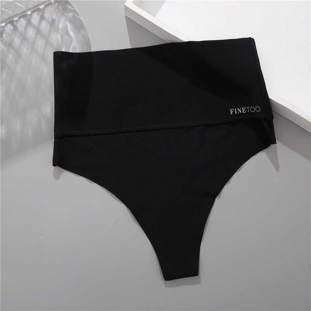 Kinky Cloth Black / S / Fast Shipping Bodyshaper High Waist Seamless Thong Women Panties Underwear Anti-bacteria G-String Female Intimates Lingerie Shapewear Panties