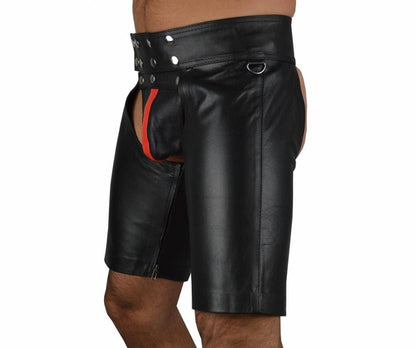 Kinky Cloth 200003584 Black / S Bondage Open Crotch Rivet Shorts